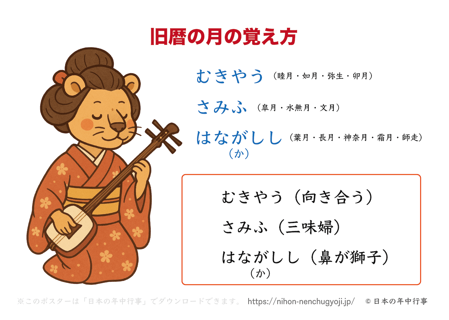 和風月名の覚え方を徹底解説！語呂合わせと由来で一瞬暗記する裏ワザ