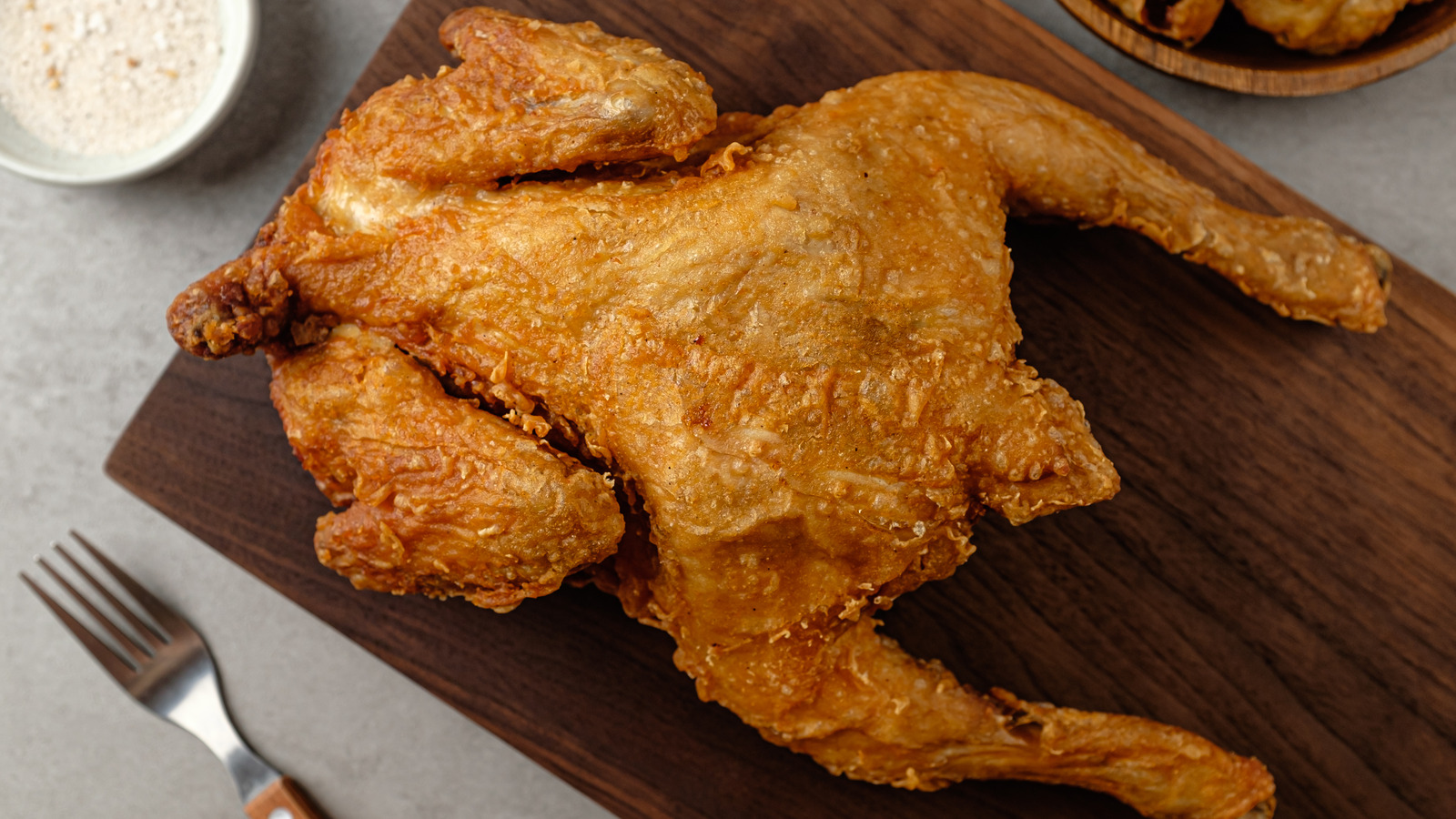 Whole Chicken Deep Fried