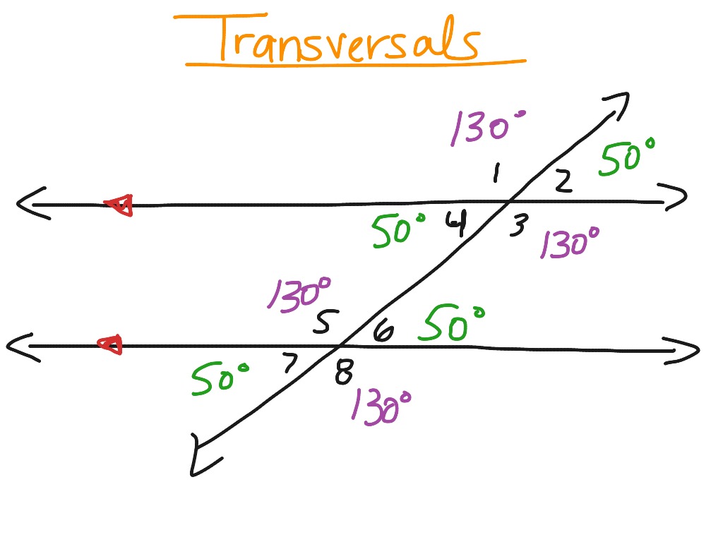 How to Find Angles in a Transversal