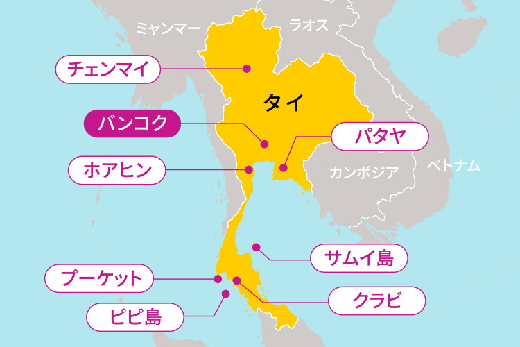 熱気と静寂が交差するタイ観光地！王道寺院から話題の絶景穴場まで