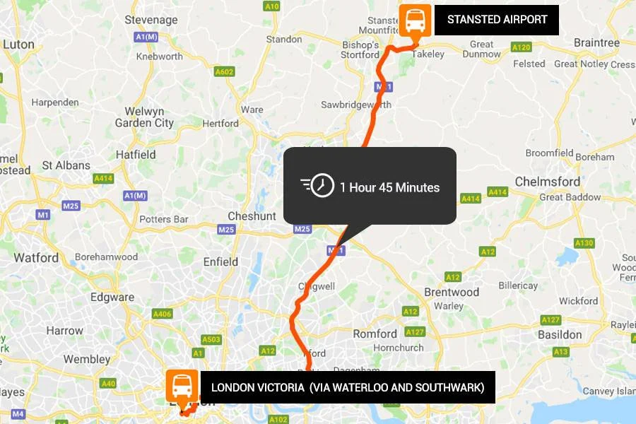How to Get from London to Stansted Airport