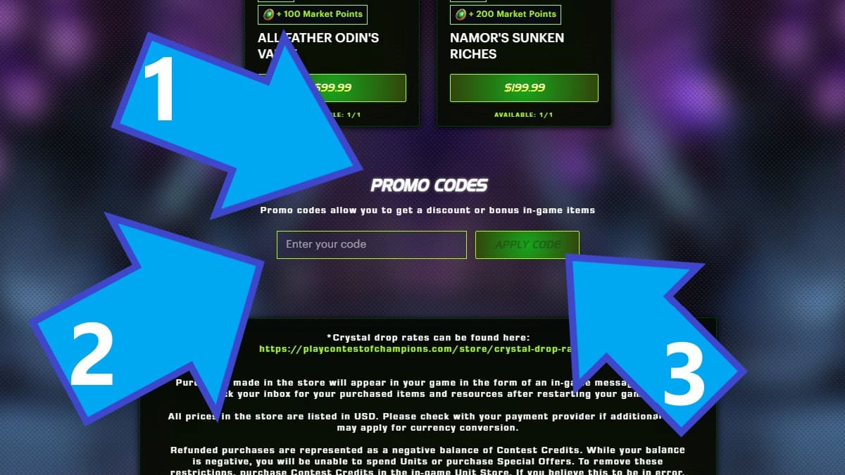 Marvel Contest of Champions Promo Code