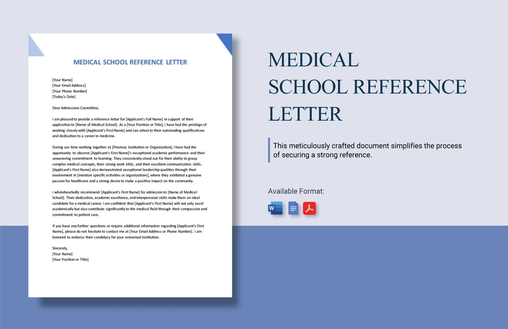 Albany Med School Letters of Rec