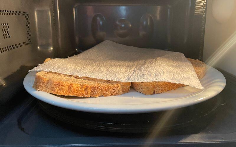 Defrost Frozen Bread Microwave