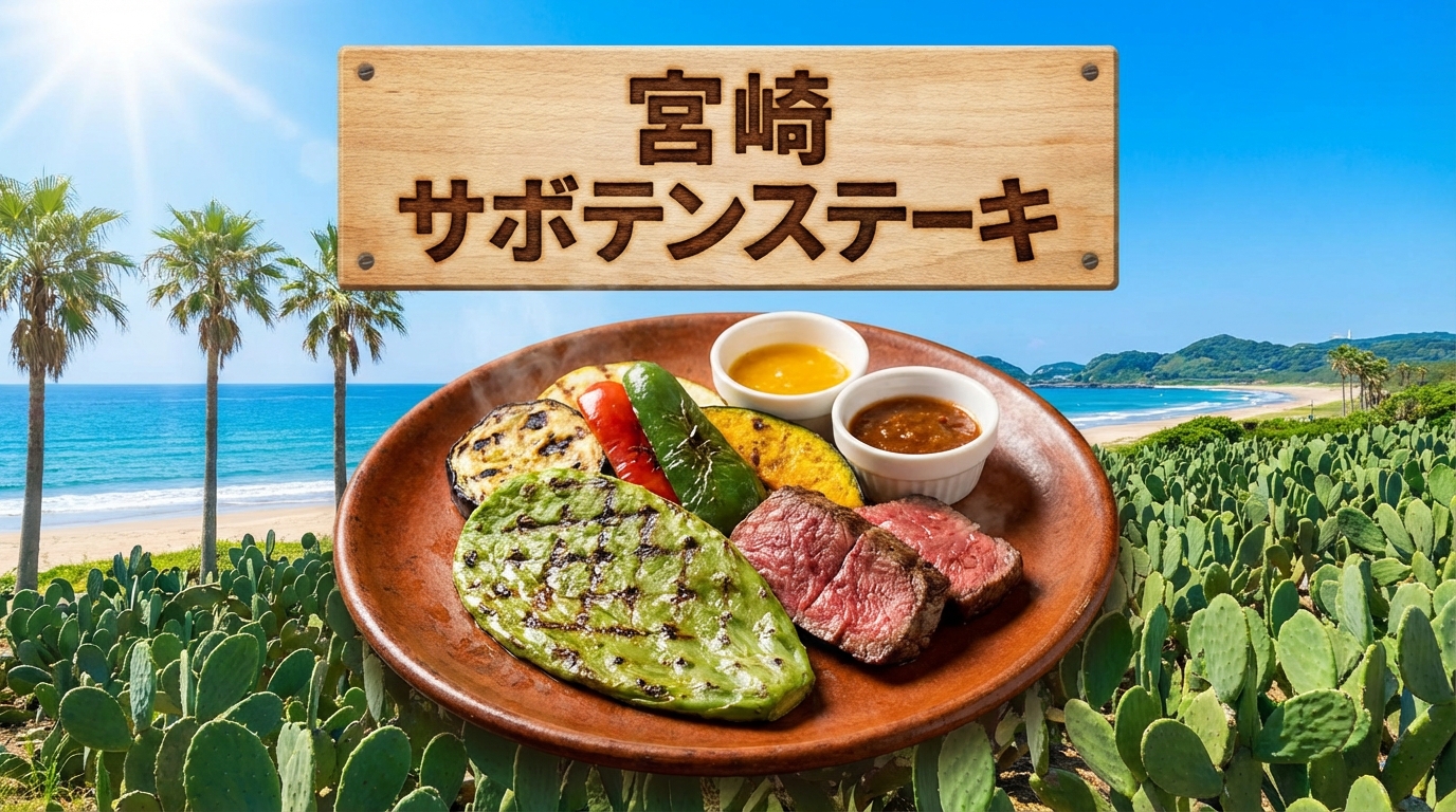宮崎名物サボテンステーキの真実！驚きの食感と隠れた名店を追う