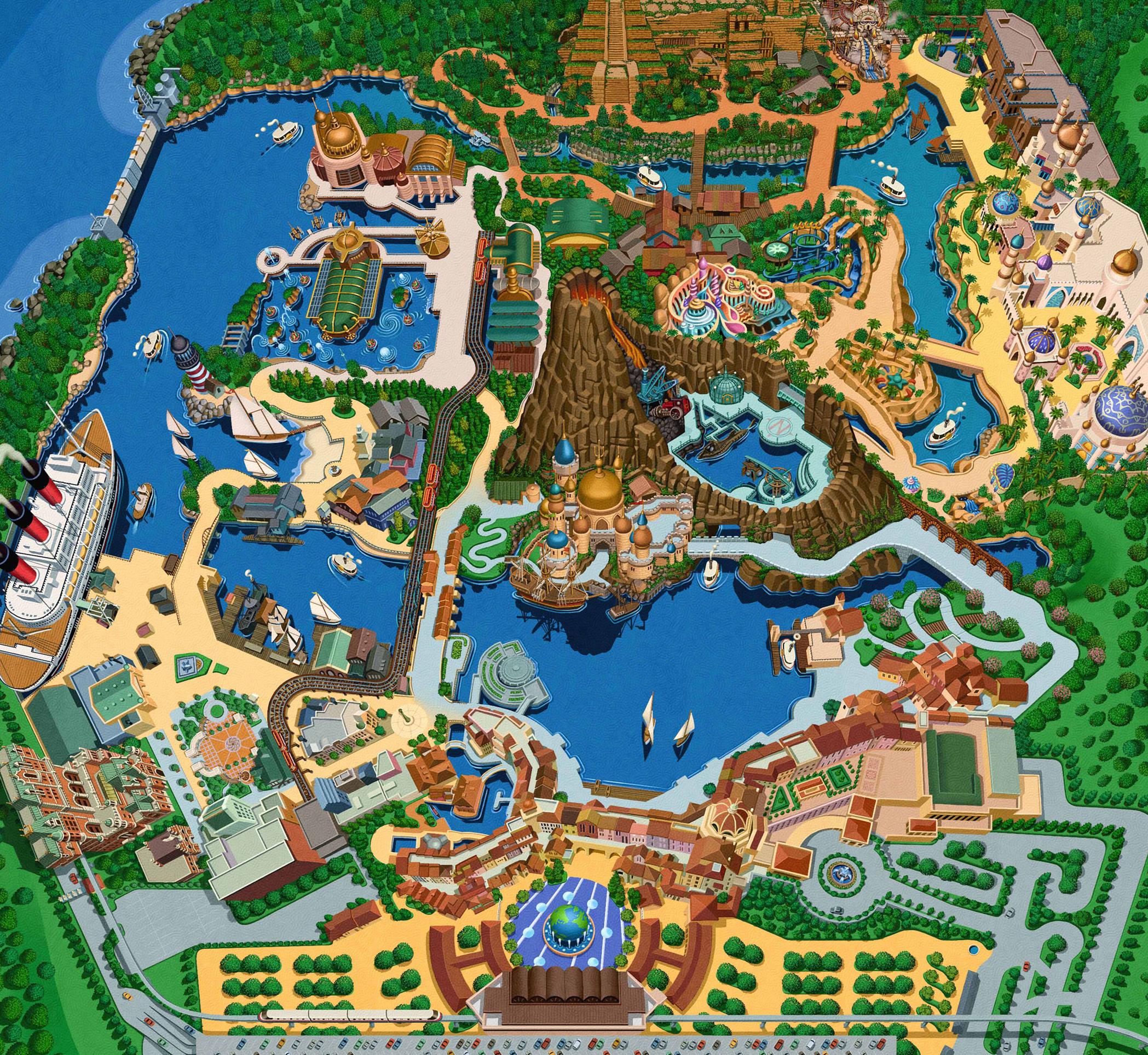 【2026】ディズニーシーマップ完全ガイド！新エリアと混雑回避術
