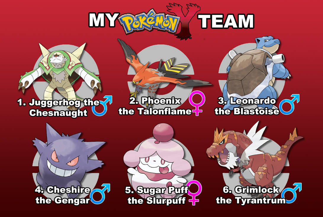 Best Pokemon Team in Pokemon Y
