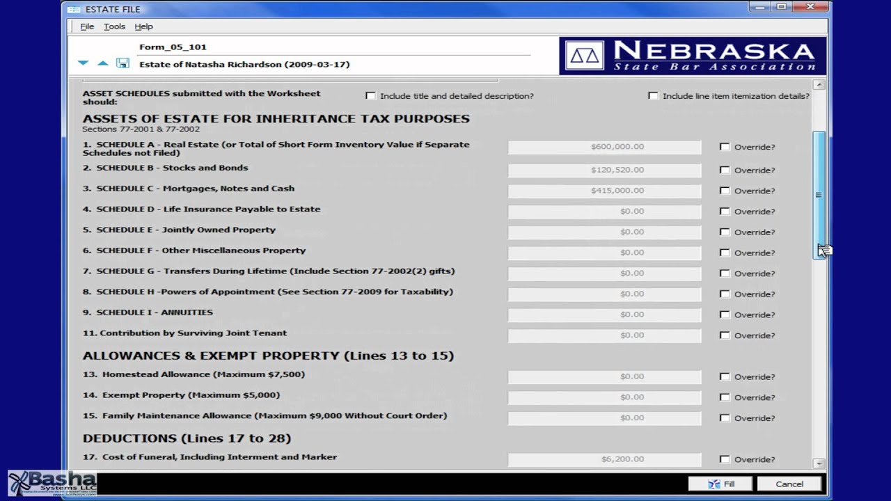 What Assets Are Subject to Inheritance Tax in Nebraska