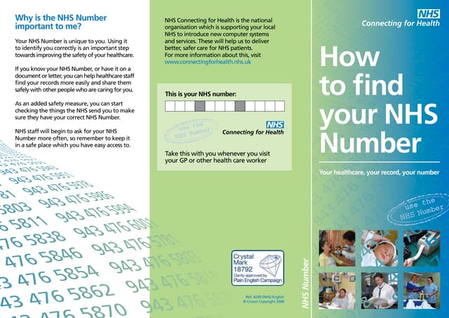 How Do You Get Nhs Number