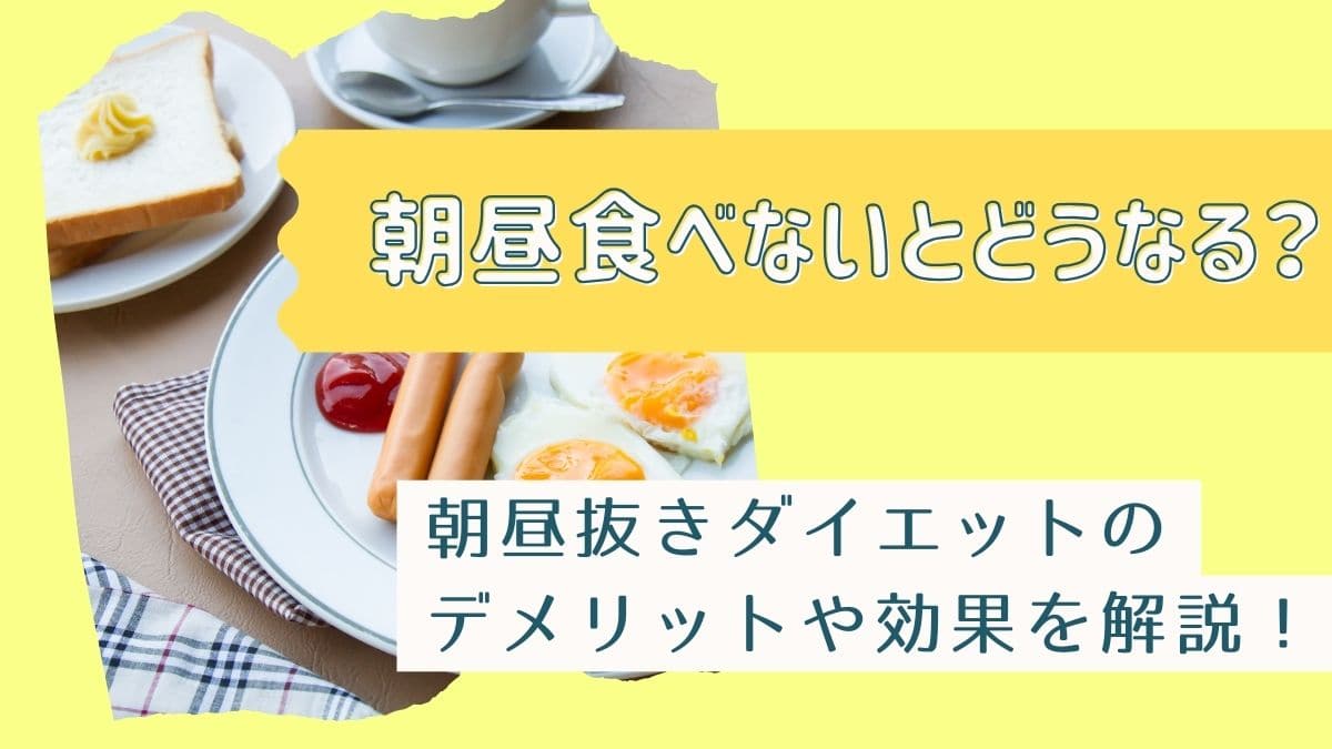 朝昼食べない生活の真実｜太るリスクと体への異変を専門家が徹底検証