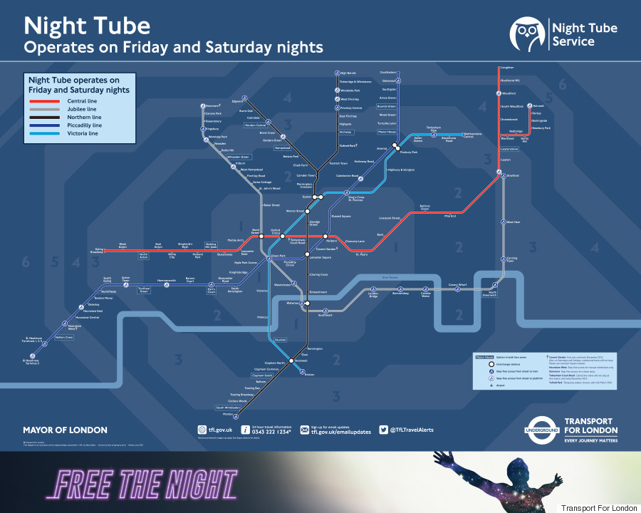 Is the London Tube 24 7