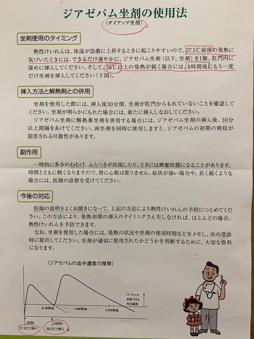 ダイアップ2回目は熱が下がったら？8時間超過の対処と解熱剤の鉄則
