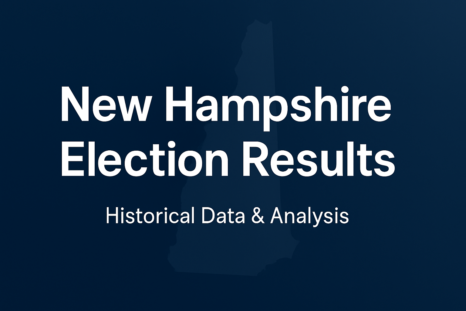 Nh Election Results by Town