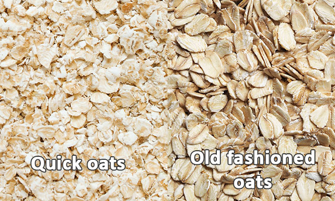 Quick Oats Versus Regular Oats