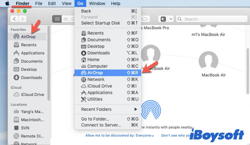 How to Airdrop on Macbook