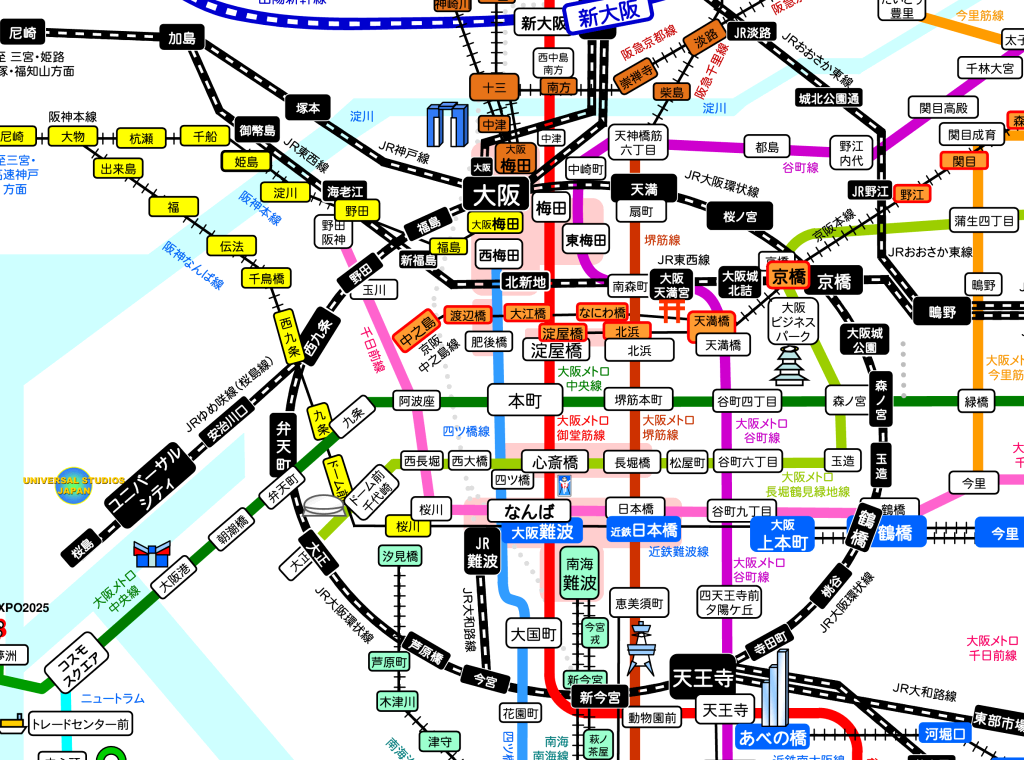 大阪環状線の路線図はどう変わる？2026年最新の混雑回避ルートを徹底解説！