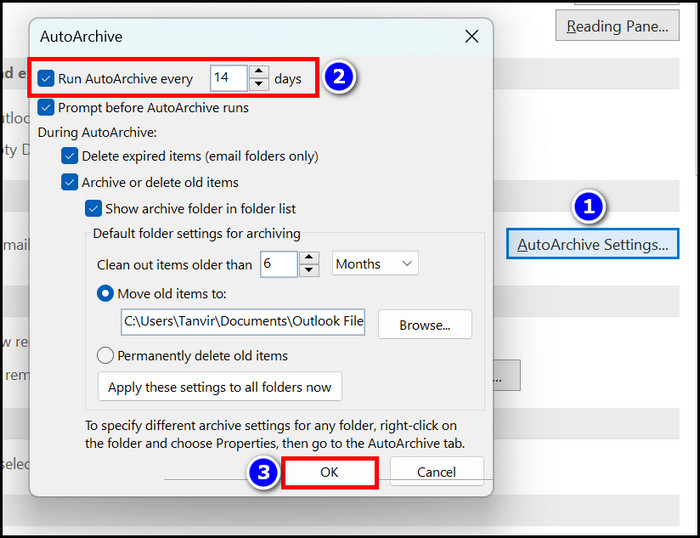 How to Set up Auto Archive in New Outlook