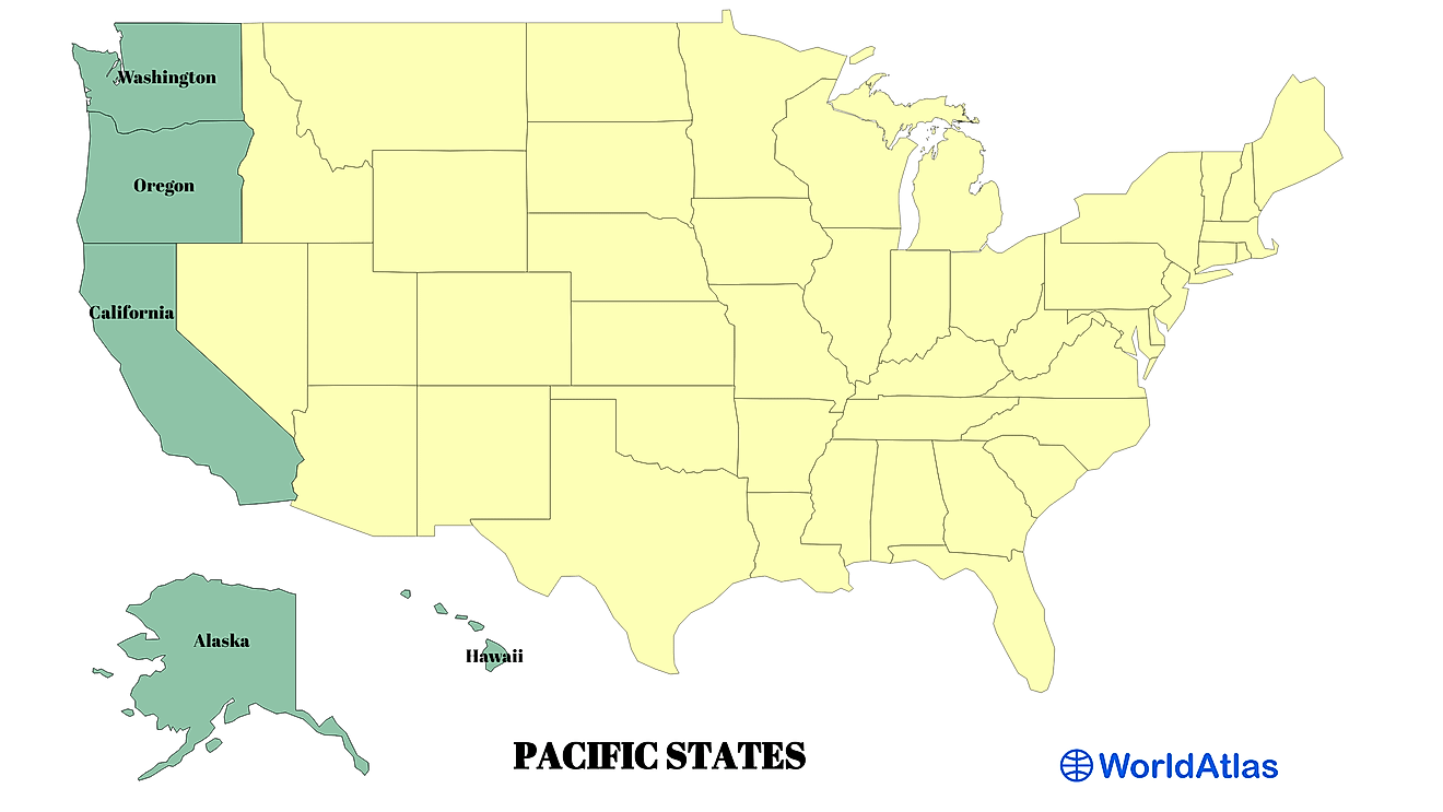Pacific Coast Us States