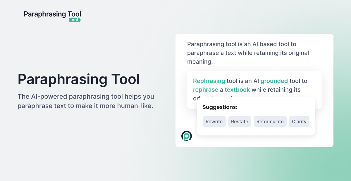 Free Ai Phara Paraphrasing Tool