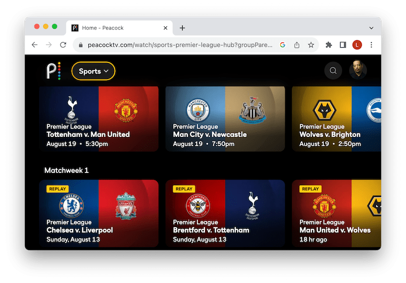 Can You Watch Every Premier League Match with Peacock and a Live Tv Service?
