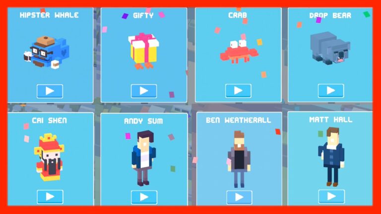 How to Get the Secret Characters in Crossy Road