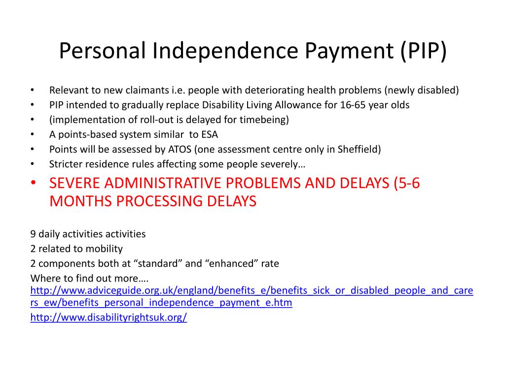 Psoriatic Arthritis and Personal Independence Payment