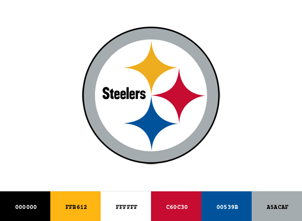 Colors in Steelers Logo