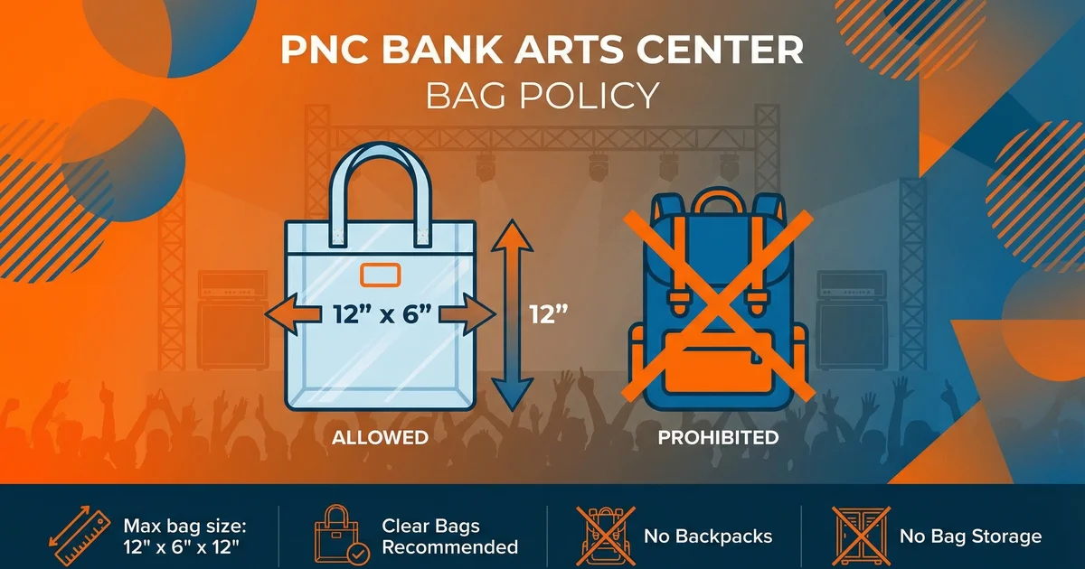 Bag Policy Pnc Arts Center