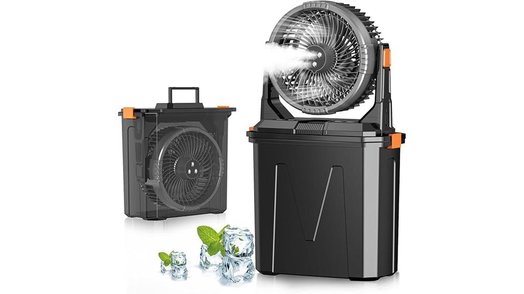 Portable Fan with Water