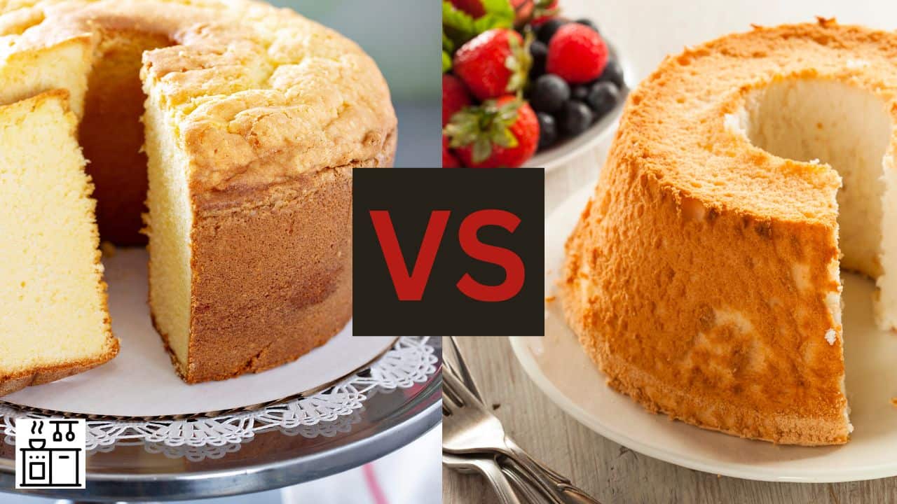 Pound Cake vs Angel Food Cake