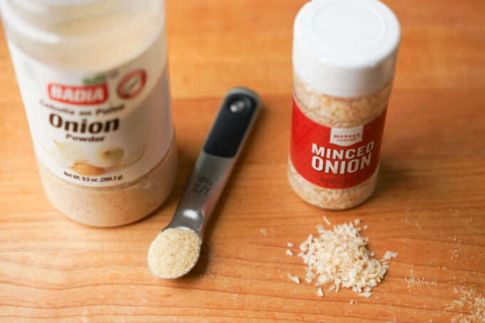 Dried Minced Onion vs Onion Powder