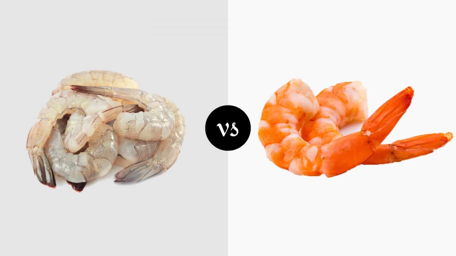Raw Shrimp vs Cooked Shrimp
