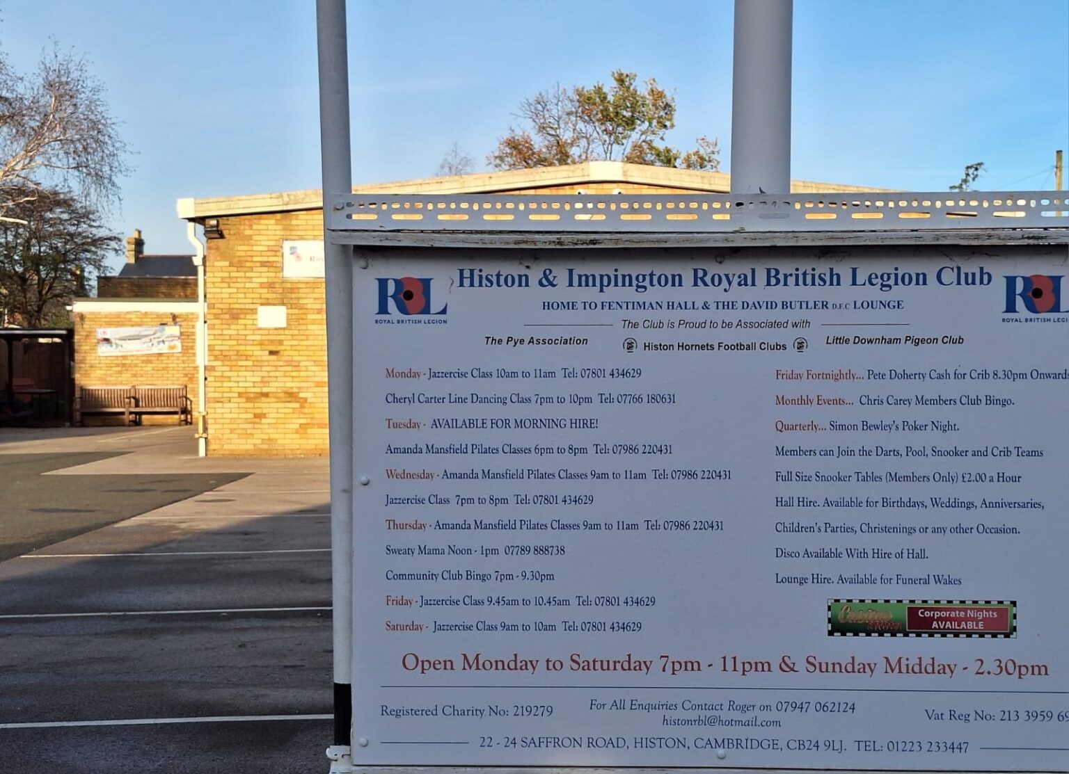 Histon & Impington Royal British Legion Club