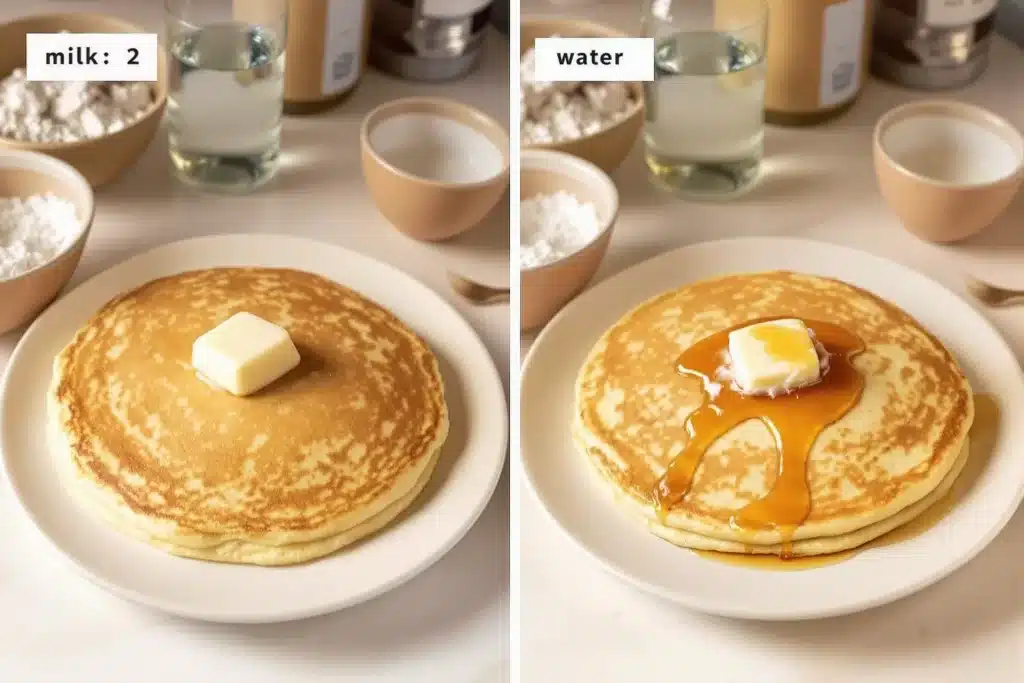 Can You Sub Water for Milk in Pancakes