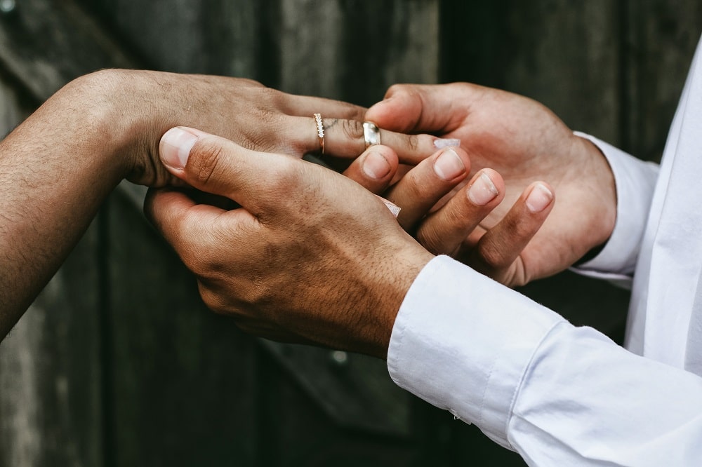 Wedding Ring on Right Hand Meaning Man