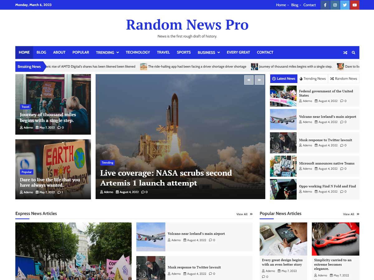 Random News Report