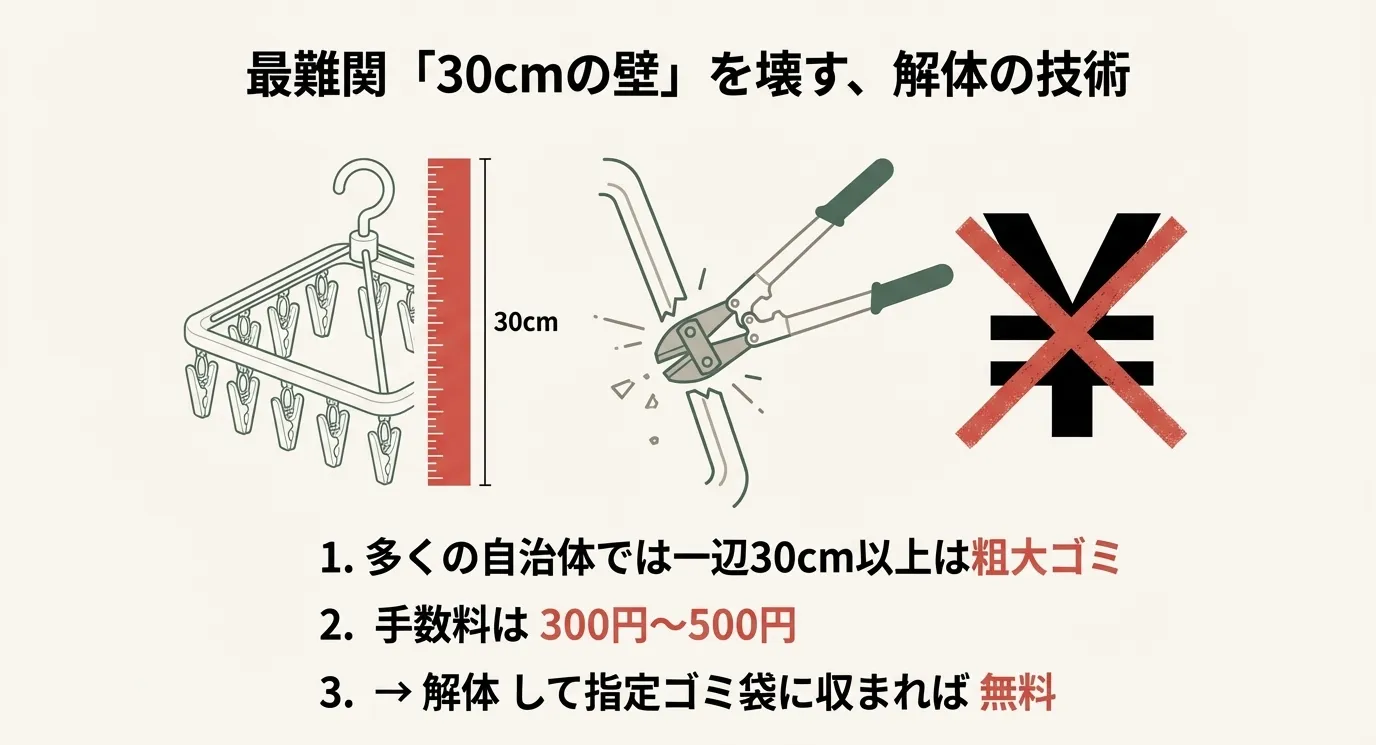 ピンチハンガーの捨て方完全ガイド！素材別の分別基準と簡単解体術