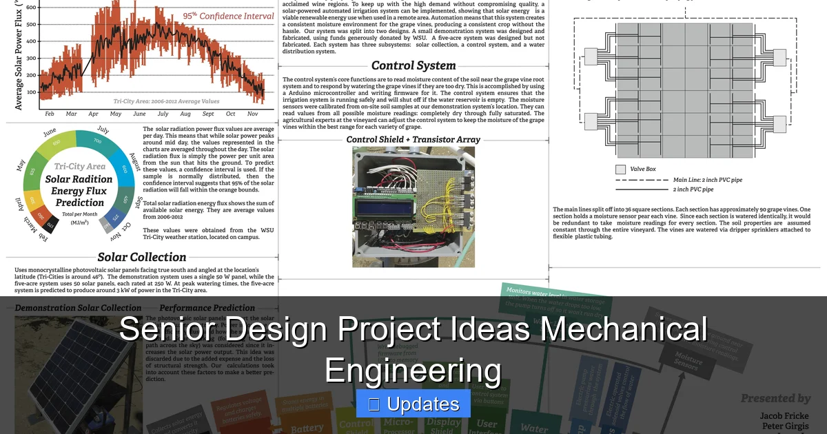 Senior Design Project Ideas Mechanical Engineering