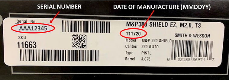 Smith & Wesson Serial Number Lookup Tool
