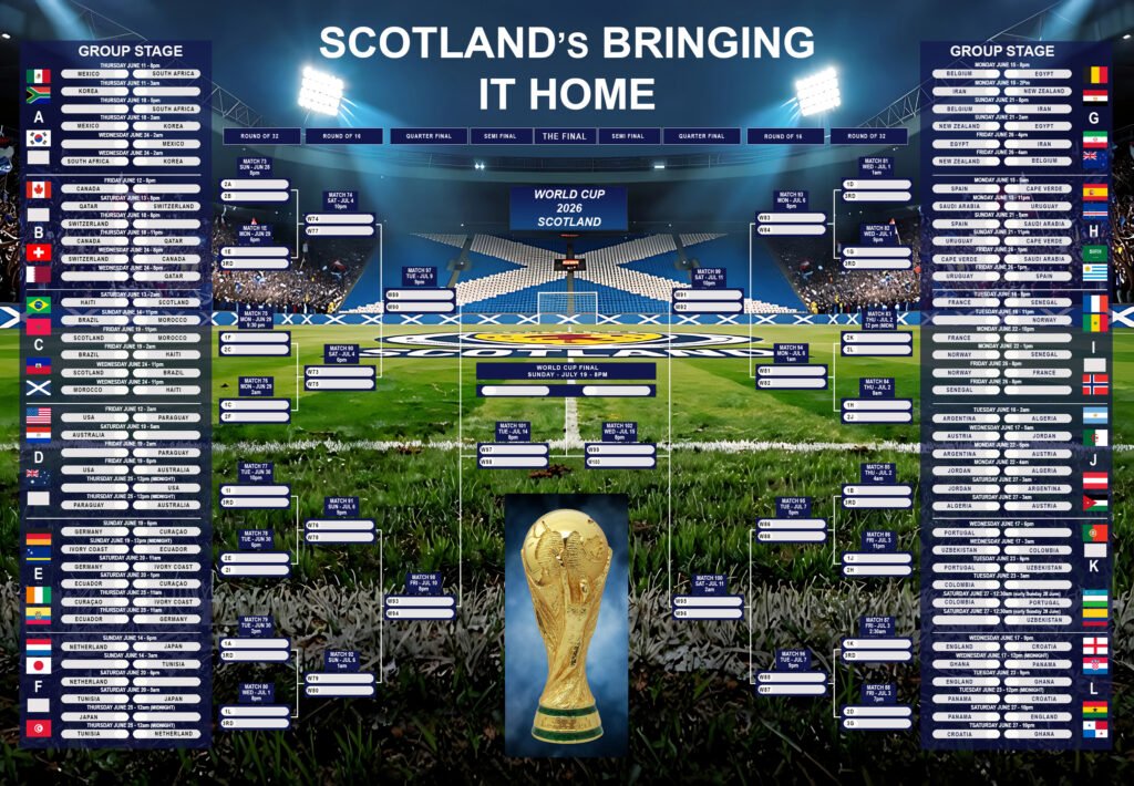 Scotland World Cup Games 2026 Schedule