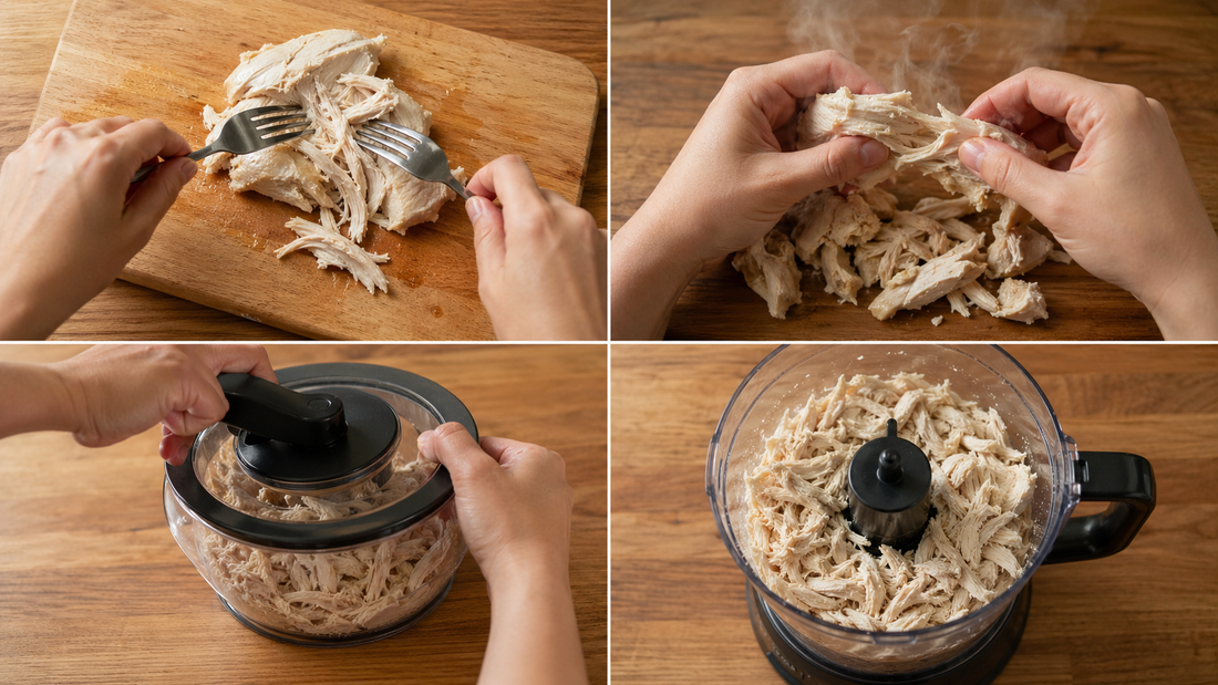 Easy Way to Shred Chicken Without a Mixer