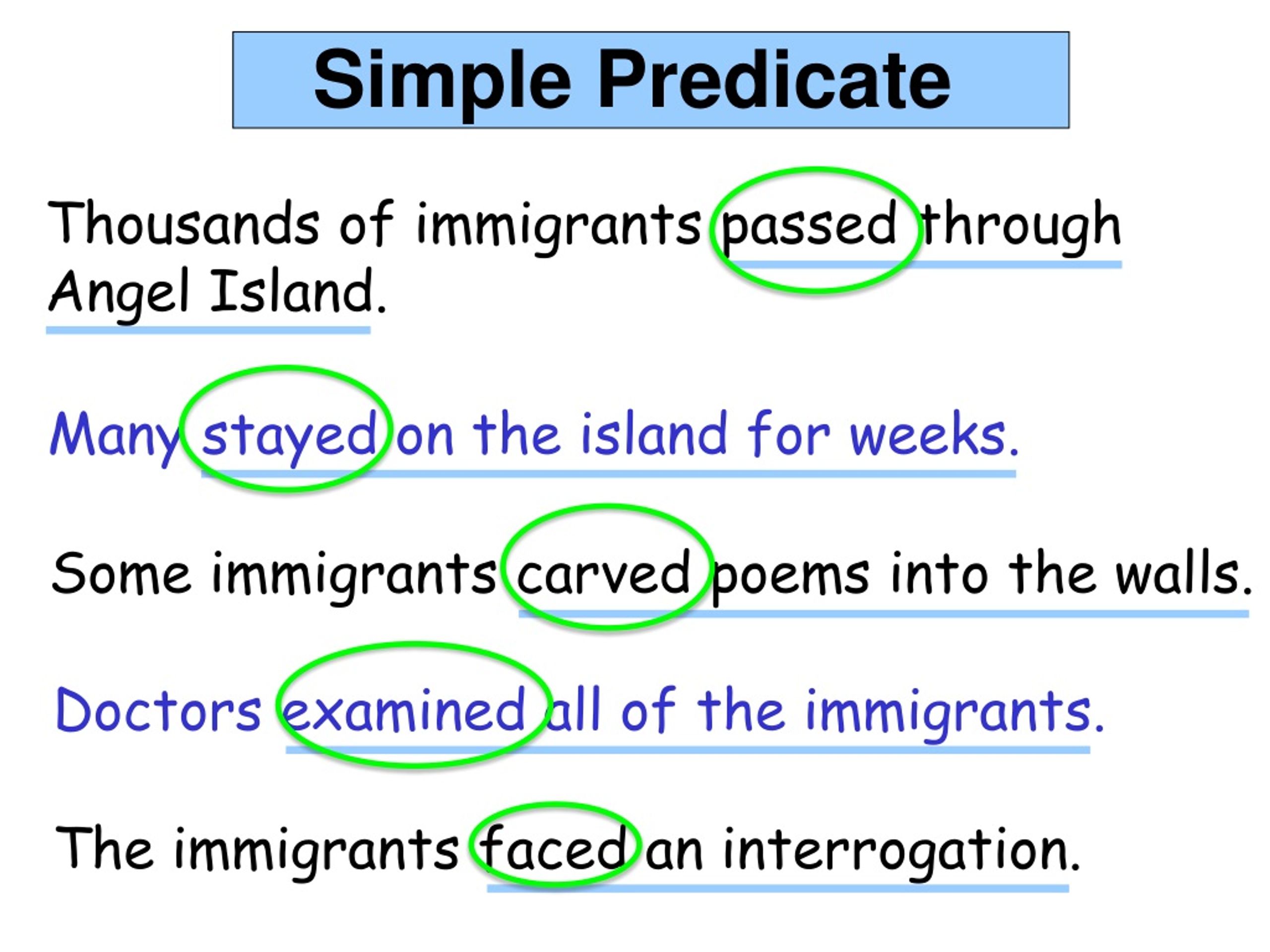 What Is a Simple Predicate in a Sentence
