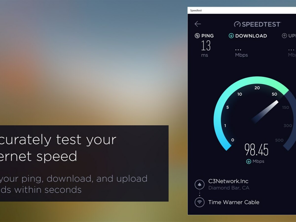 Speedtest. Net Wifi Test