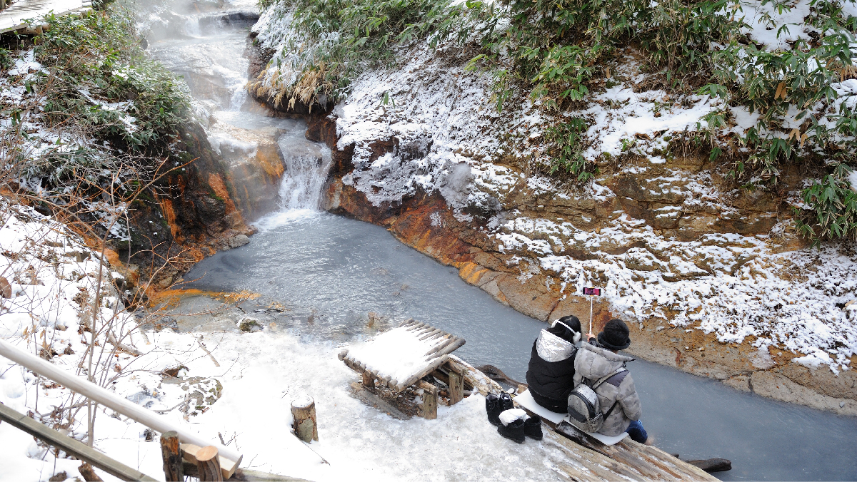登別・大湯沼川天然足湯の真相！失敗しない行き方と現地の湯加減を検証