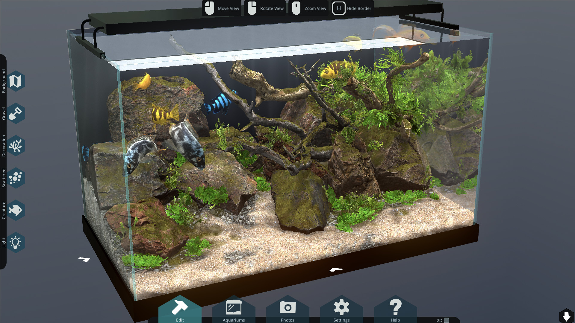 3D Hd Realistic Aquarium Simulator Online Game Free