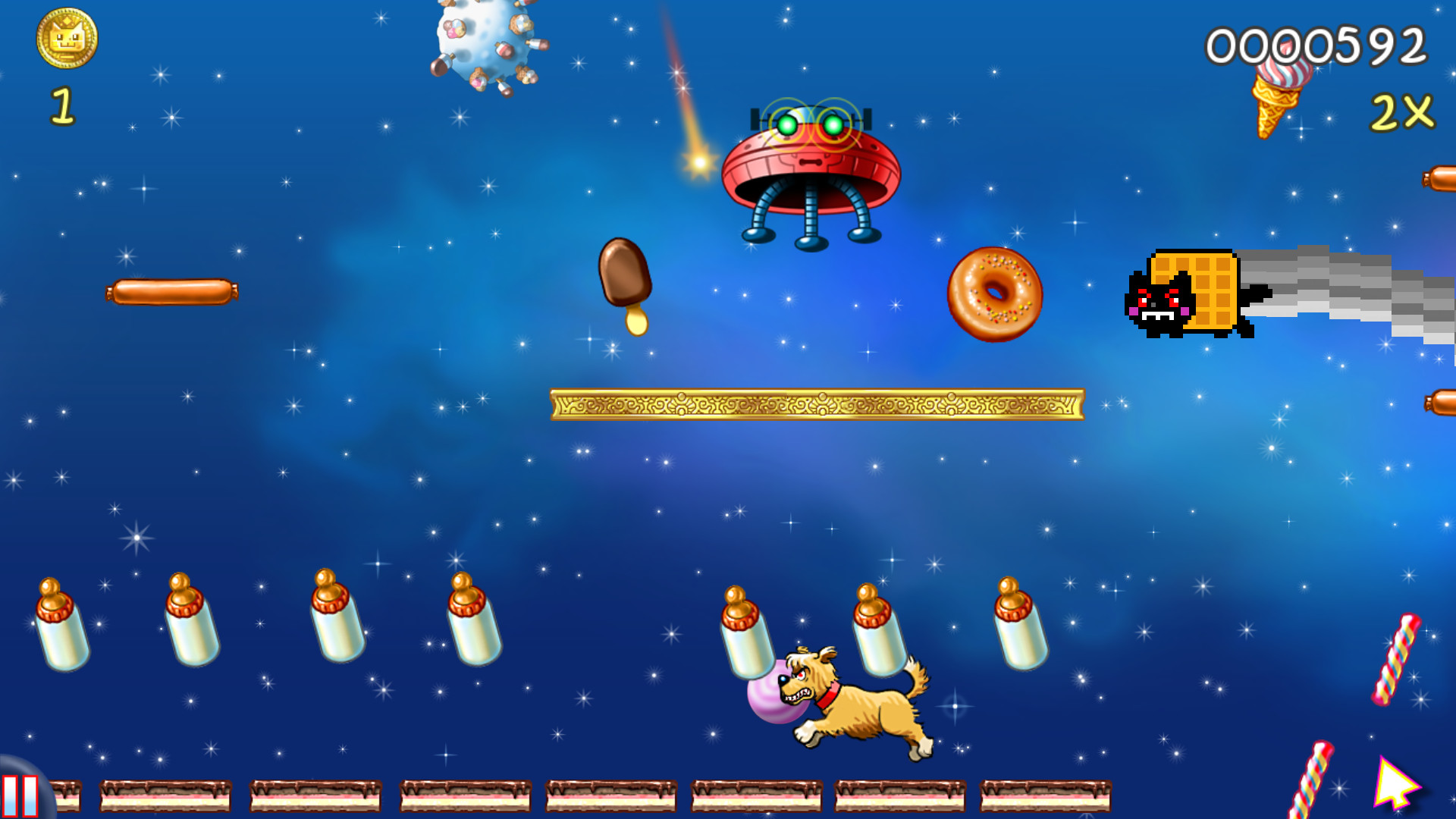 Nyan Cat Lost in Space Online Game