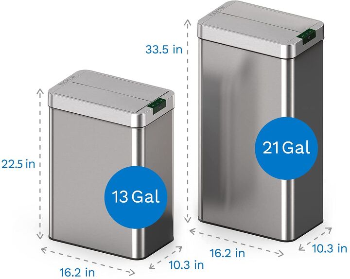 How Many Liters Is 13 Gallon Trash Can