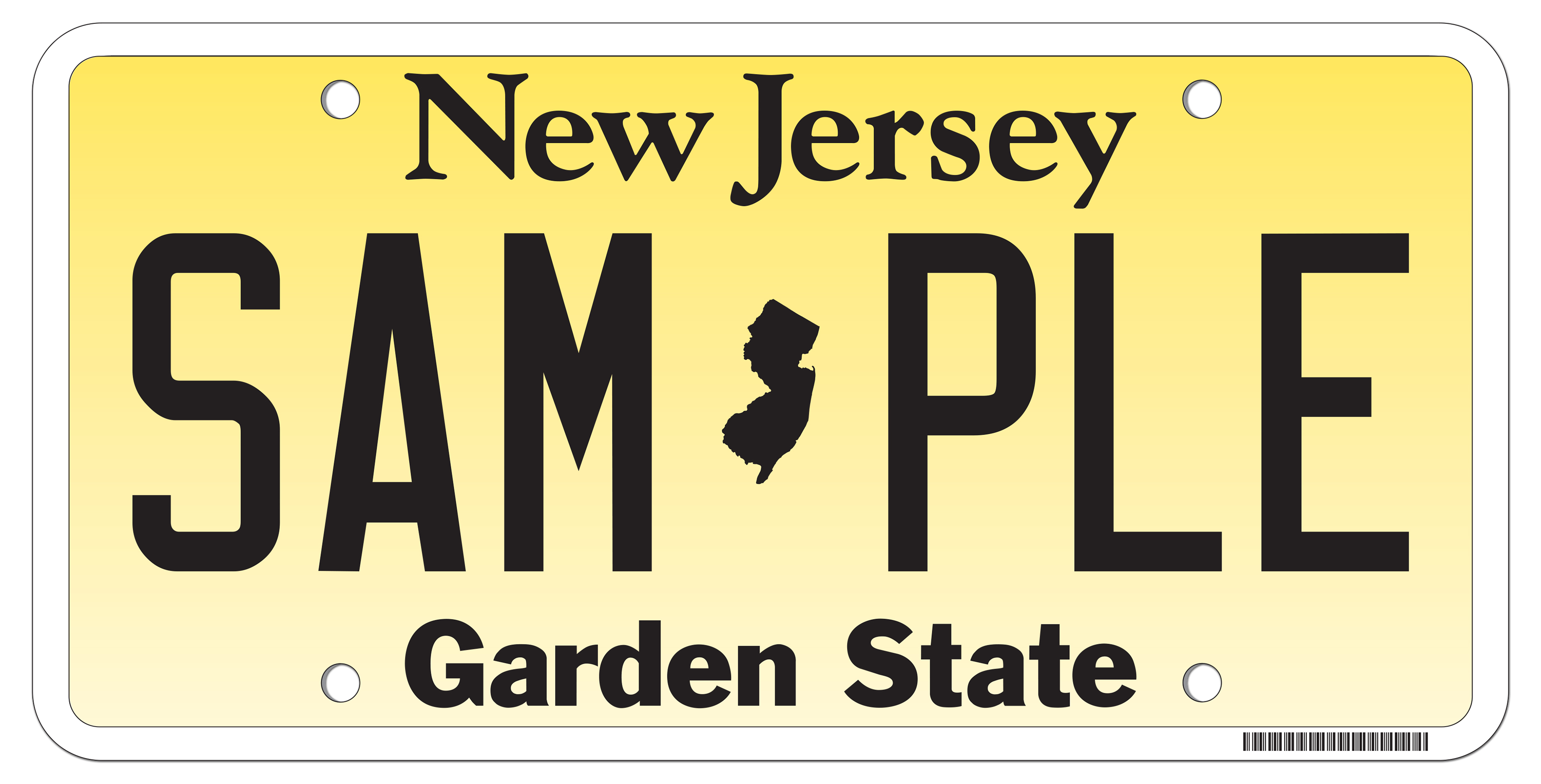 New Jersey License Plate 2026