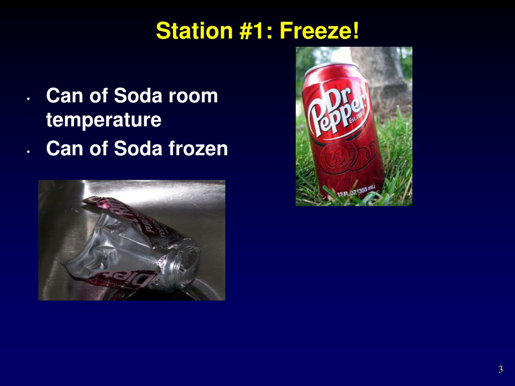 Freezing Temp of Soda