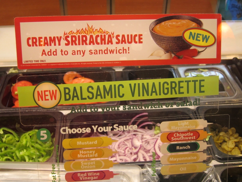 Creamy Sriracha Sauce Subway Ingredients